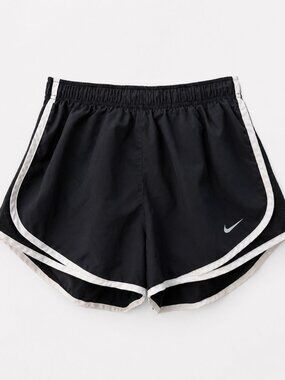 Nike Dri-FIT Tempo Running Shorts Black White Trim Women's Medium